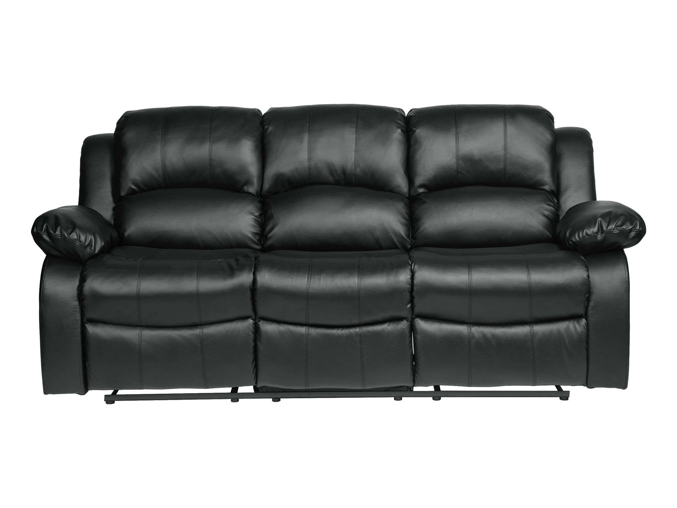 Cranley Black Double Reclining Sofa