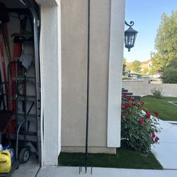 Outdoor Stringer Light Star Pole  FlagPole