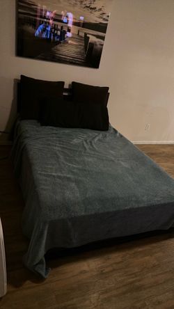 Full size bed and frame