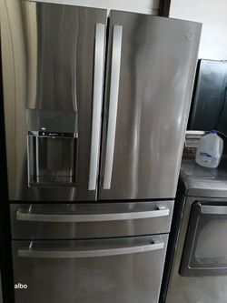 Ge Profile Stainless Steel Fridge Counter Depth