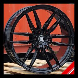 New 22" TL ENCORE 22X9.5 6X139.7 ET25 CB106.1 GLOSS BLACK