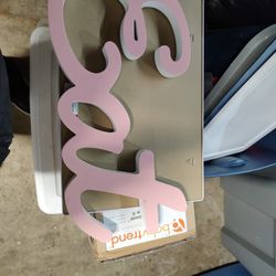 Eat Sign Pink 