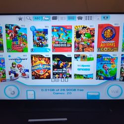 Modded Wii With 20 Wii Games/2000+ Retro Games 