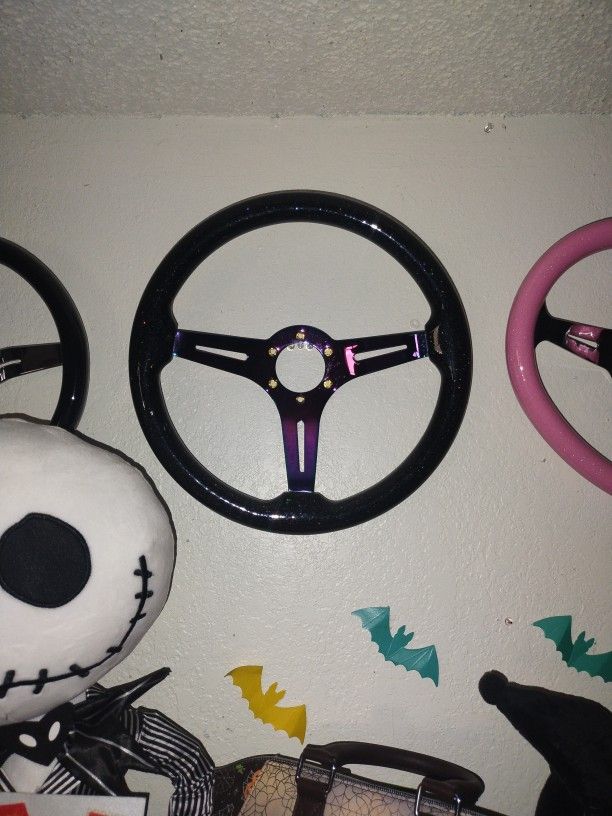 Glitter Steering Wheel