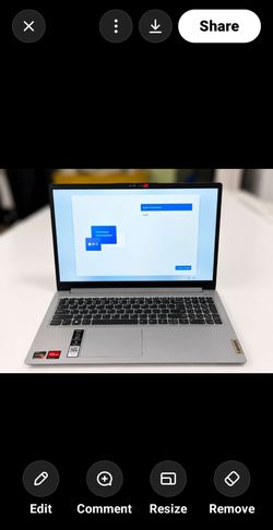Lenovo IdeaPad 1 15.6" Touchscreen Laptop – Ryzen 7 – 16GB RAM – 512GB SSD