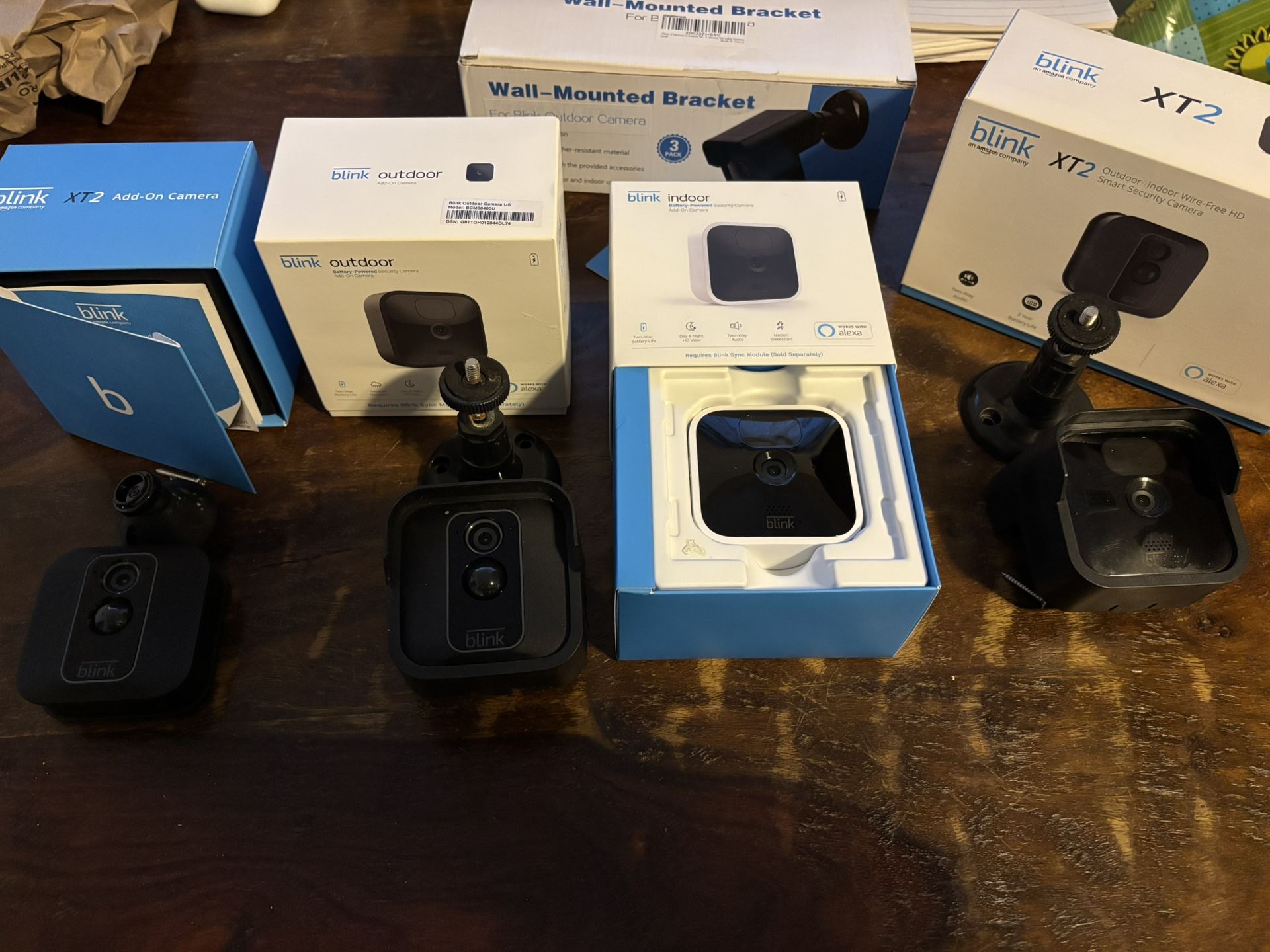 Four Blink Home Security Cameras, Wireless