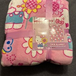 Hello Kitty,twin Blanket