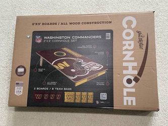 Brand New NFL Washington Commanders 2’ x 3’ Cornhole Game Bean Bag Toss