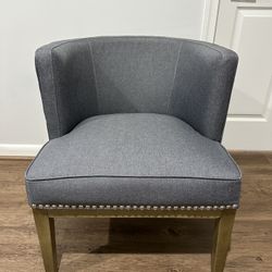 Grey accent chair