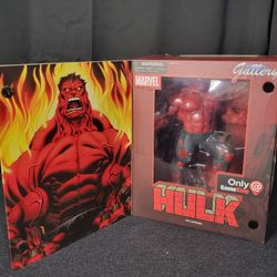 Marvel Gallery Red Hulk PVC Statue Diamond Select Toys, GameStop Exclusive 
