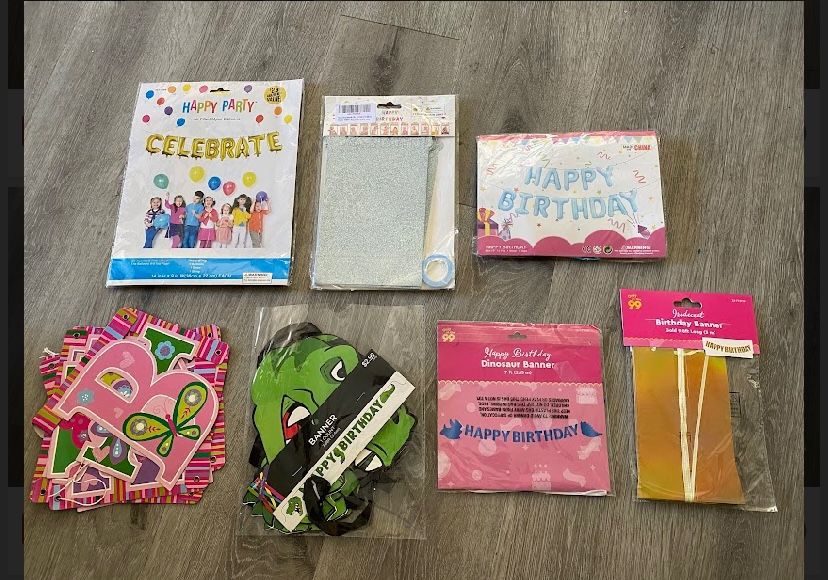 Birthday Banners New