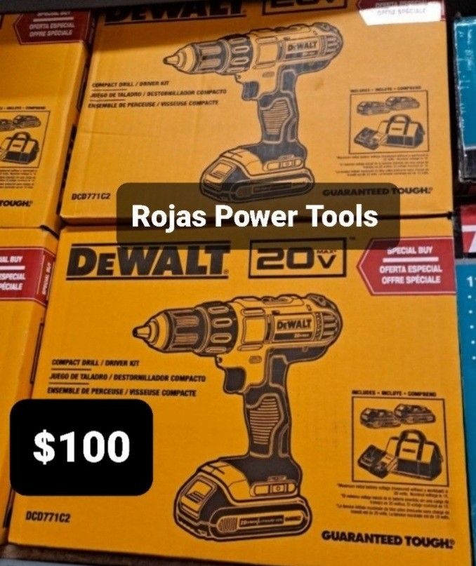 DEWALT COMPACT DRILL DRIVER KIT 