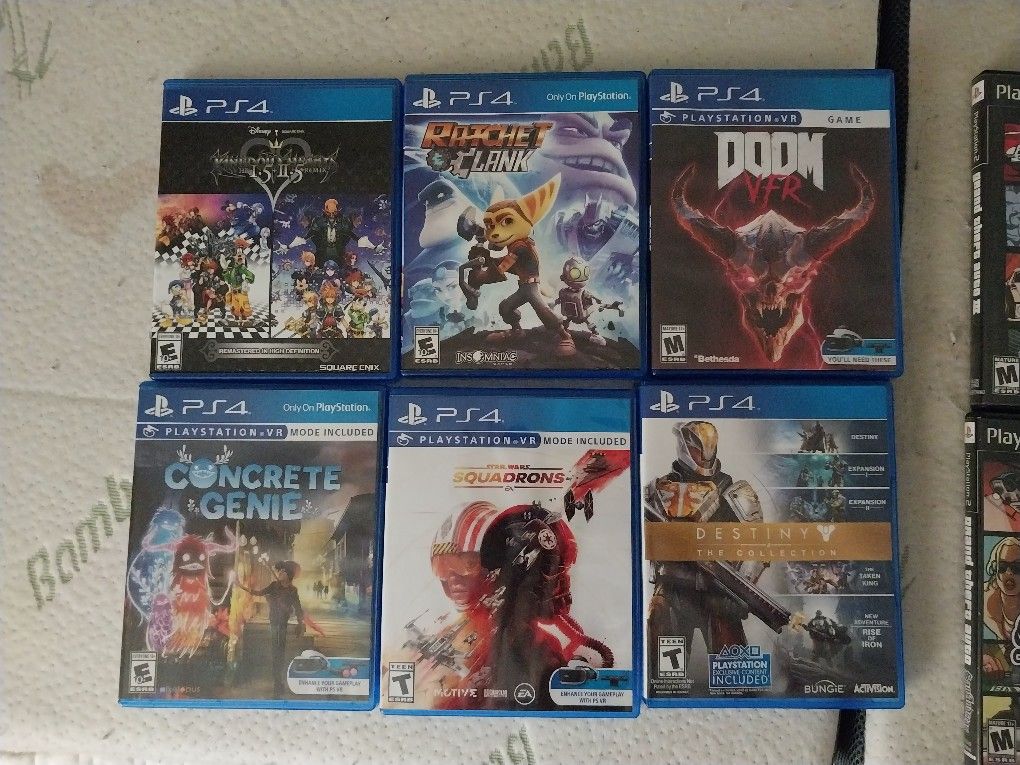 Playstation 2 3 And 4 Games