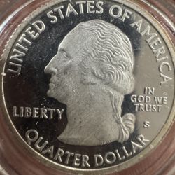 This is a modern US Silver proof quarter.