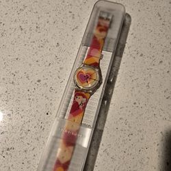 Original vintage swatch clock