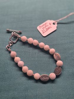 Sterling and jade bracelet
