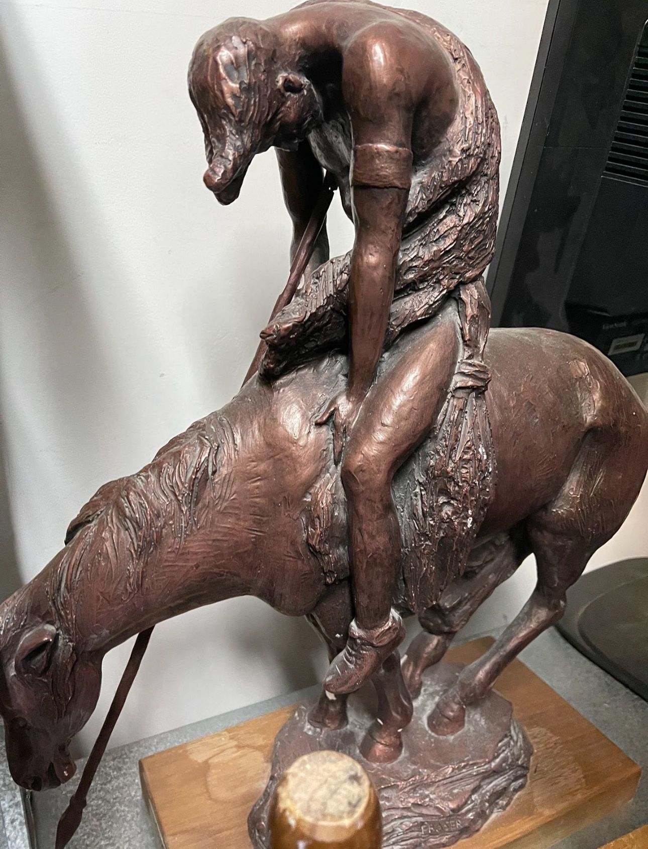 “End of the Trail” Bronze Sculpture – James Earle Fraser Reproduction (18”)