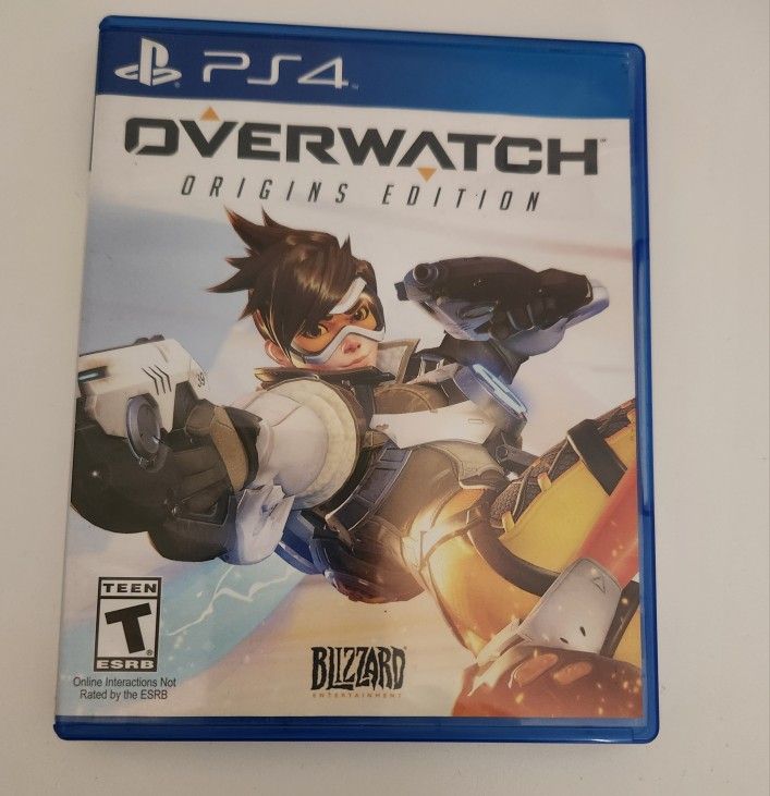 Overwatch Origins Edition PS4 PlayStation 4 CIB Complete CODE USED Good Blizzard