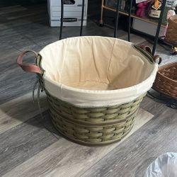 Longaberger Large Sage Green Basket