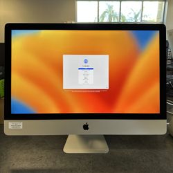 27” iMac — 3.3GHz i5 6-Core / 16GB RAM / 512GB SSD / 4GB Graphics
