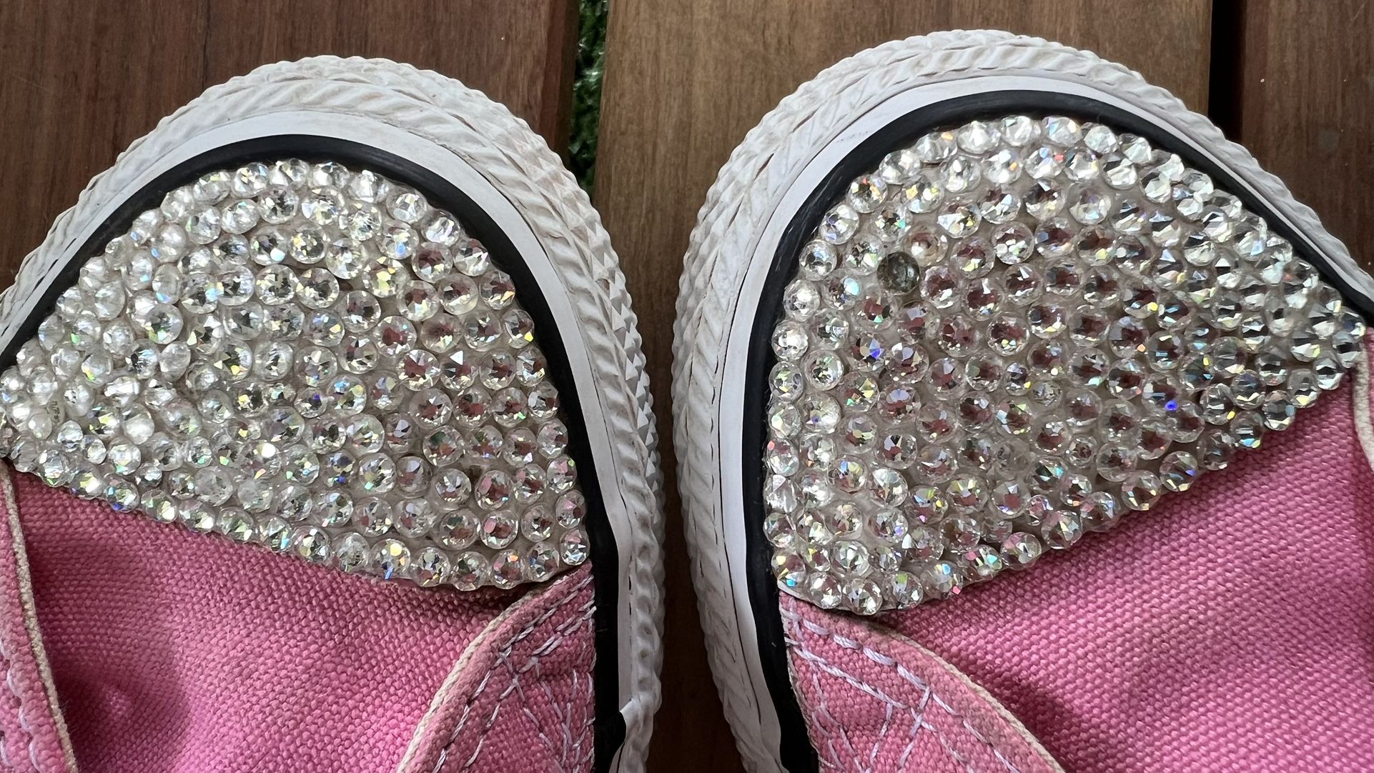 Swarovski Crystal Bling Custom CONVERSE Chuck Taylor All Stars Women's DIAMOND Kicks $125 OBO