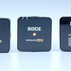 Rode Wireless GO II Double microphone set.
