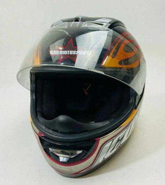 Icon Motosports Biker Helmet