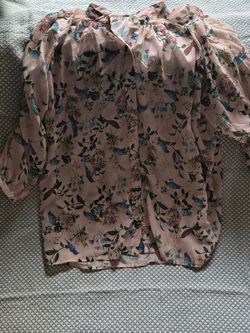 pink blouse size L