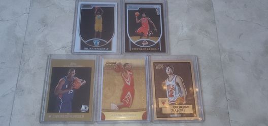 NBA Basketball Trading Cards Lot of 5 Serial Numbered Cards