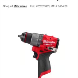 Milwaukee M12 1/2 Inch Hammer Drill 