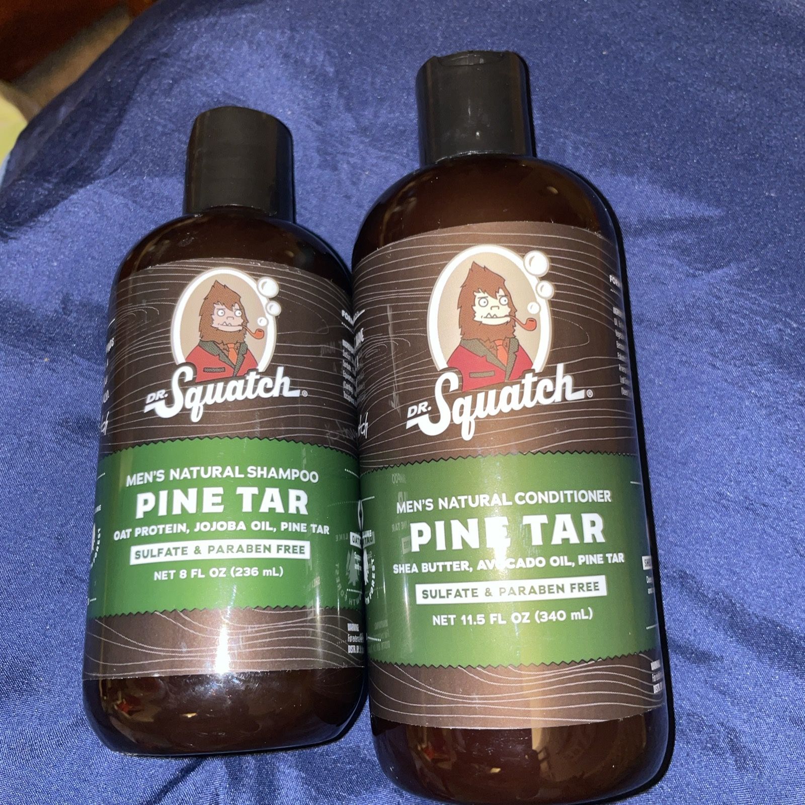 Dr. Squatch Natural Hair Bundle for Men - Healthy, Full Looking Hair-Pine Tar