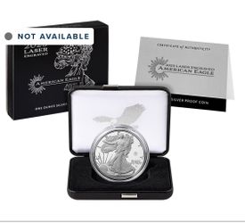 2025 Laser Engraved American Eagle One Ounce Silver Proof Coin