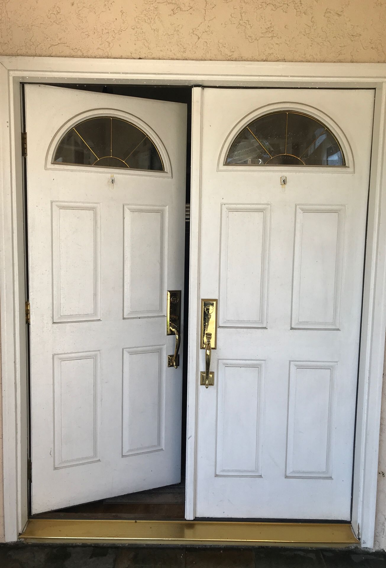 Double front doors