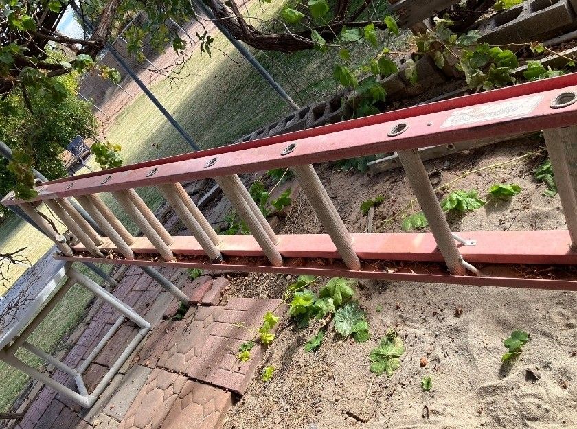 28-foot ladder for sale.
$100!