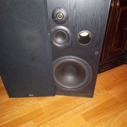 Pair Of KLH 12" Subwoofer Tower Speakers With Grills