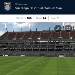 San Diego Football Club Tickets 6/7/2025