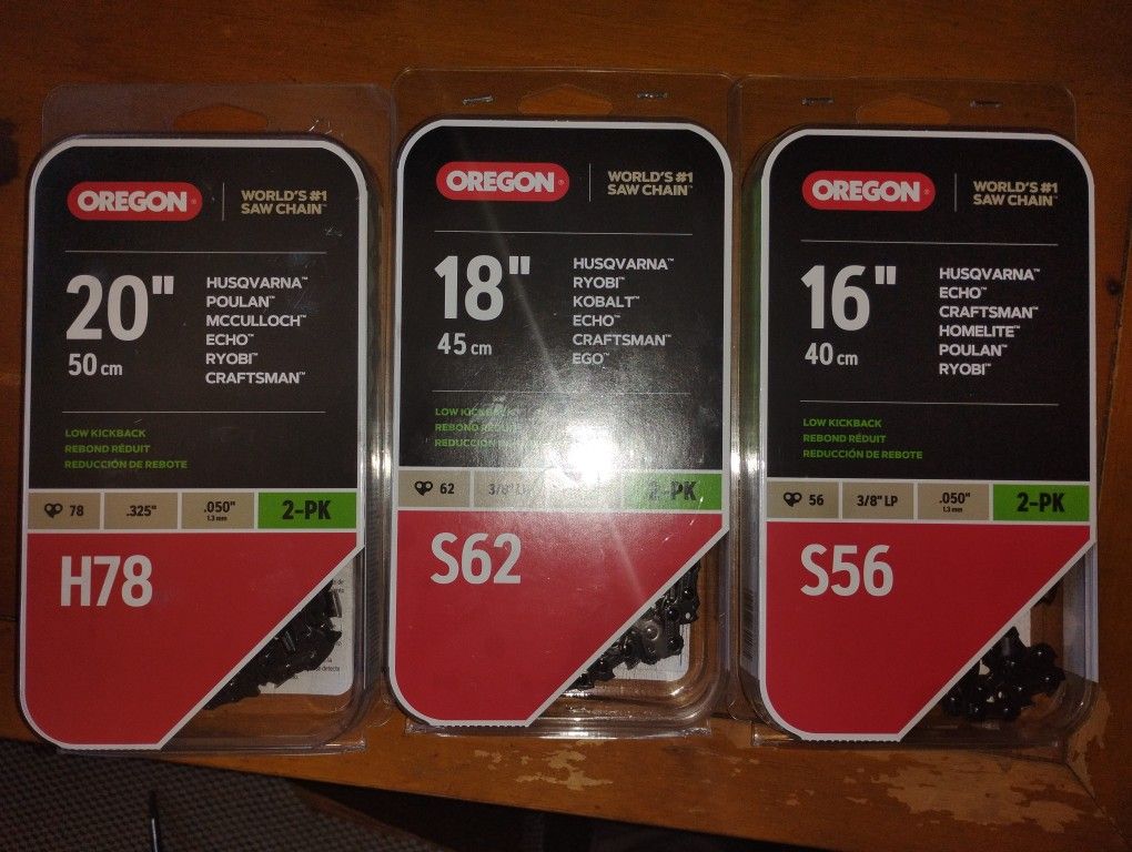 Chainsaw Blades Brand New