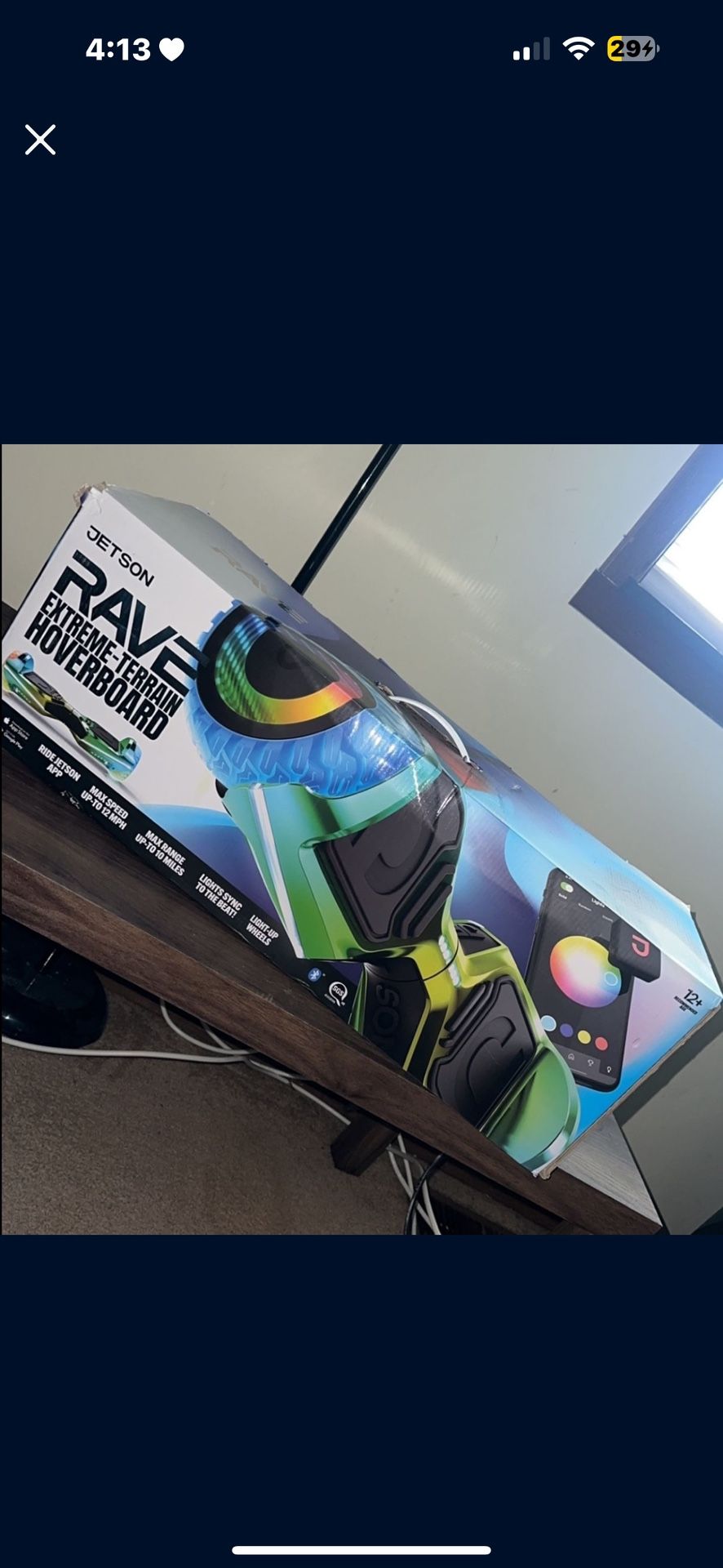Rave hoverboard
