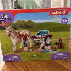 Schleich Horse Club Horse Toys #42467 Carriage Ride For The Show Horse Picnic 