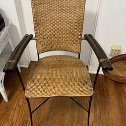 Woven Bamboo Style Chair