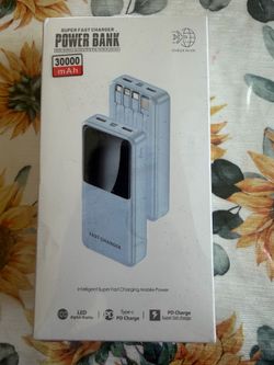 Power bank super fast charger 4 in 1