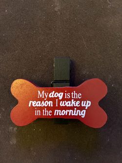 Dog Bone Shaped Decorative Photo Clip