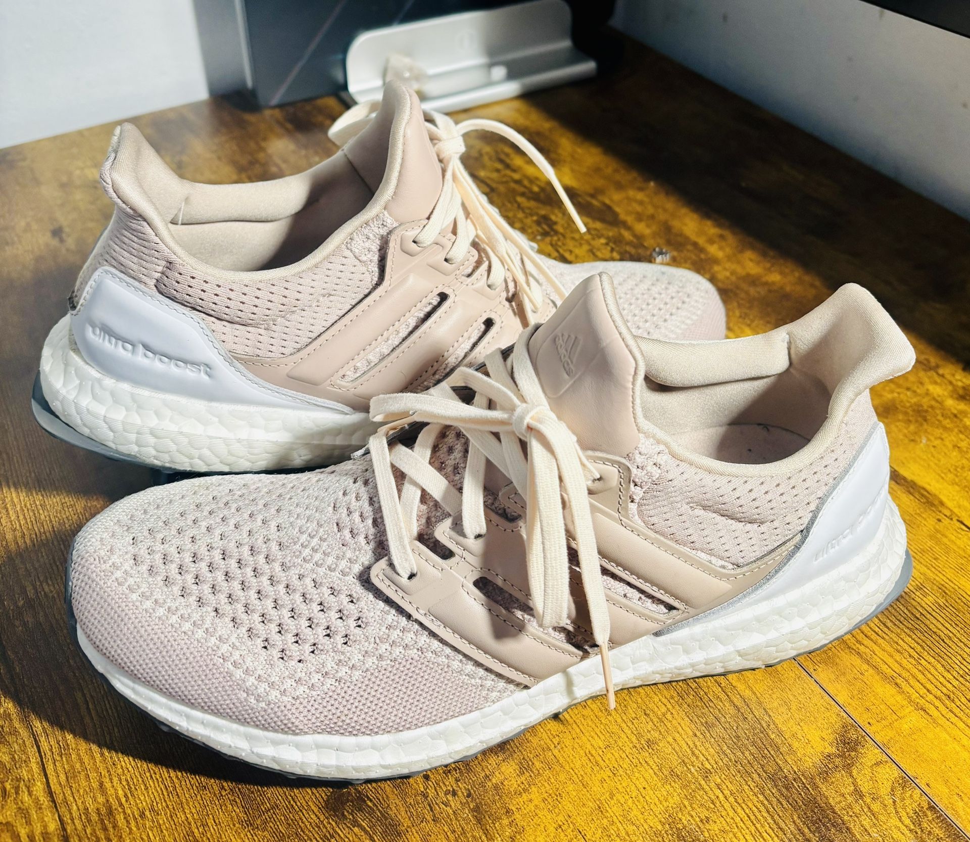 Adidas Ultraboost 1.0 in the Wonder Taupe and Cloud White