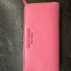 Pink Kate Spade Wallet 