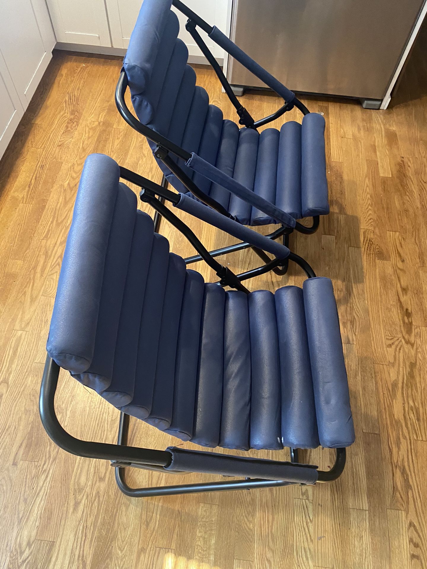 2 Folding sling chairs for $25