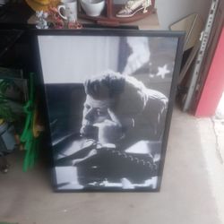 JFK Poster Framed 