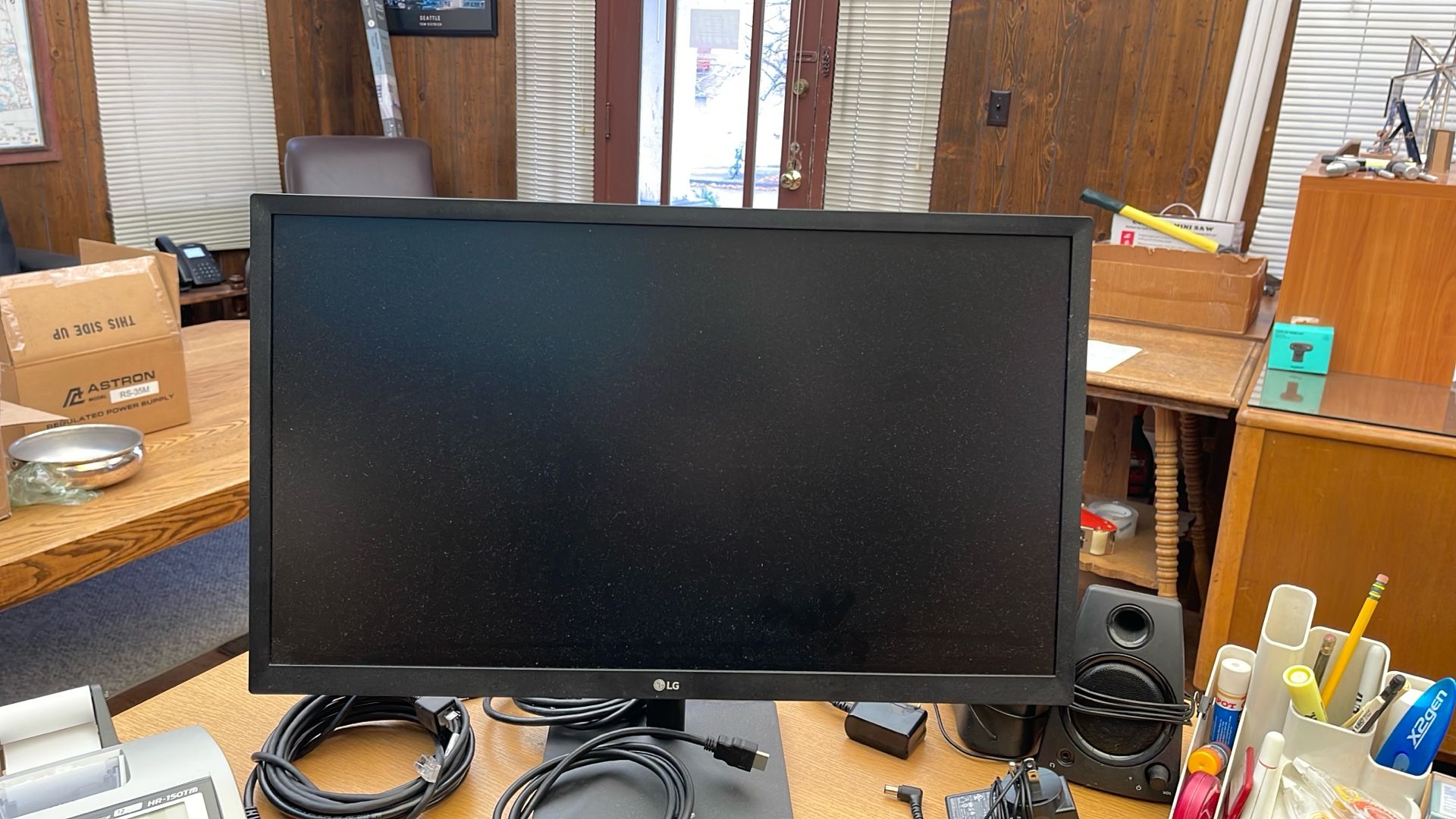 Lg Monitor And Logitech Wired Keyboard And Mouse 