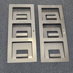 IKEA SPONTAN - Grey Modern Metal Wall Mount Magazine Newspaper Rack 201.181.74