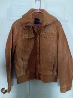 Faded Glory Leather Cognac Brown