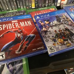 Spider-Man And Kingdom Of Hearts 2.8 New Sealed For PS4